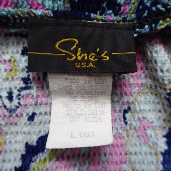 She’s Vintage Patterned Halter Top - Picture 5 of 5